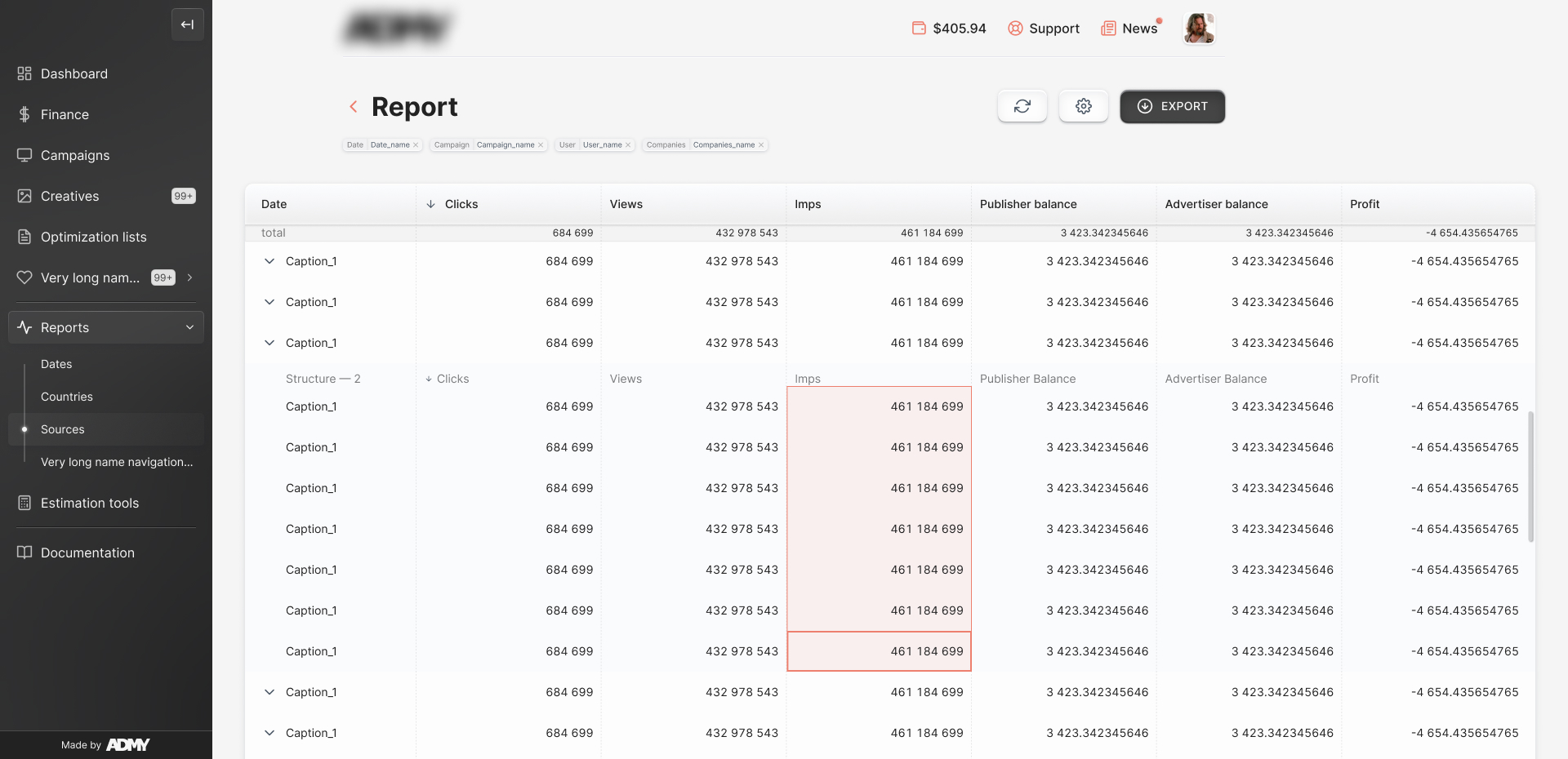 Cell selection Project